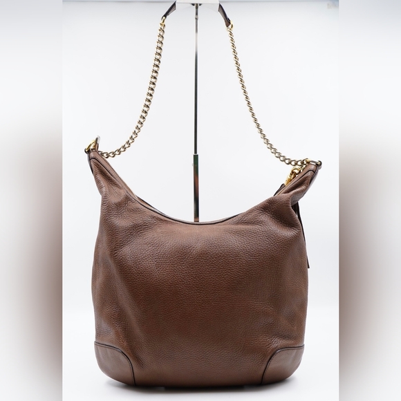 AX14❤️ GUCCI Cellarius Calfskin Soho Chain Hobo - Picture 6 of 13